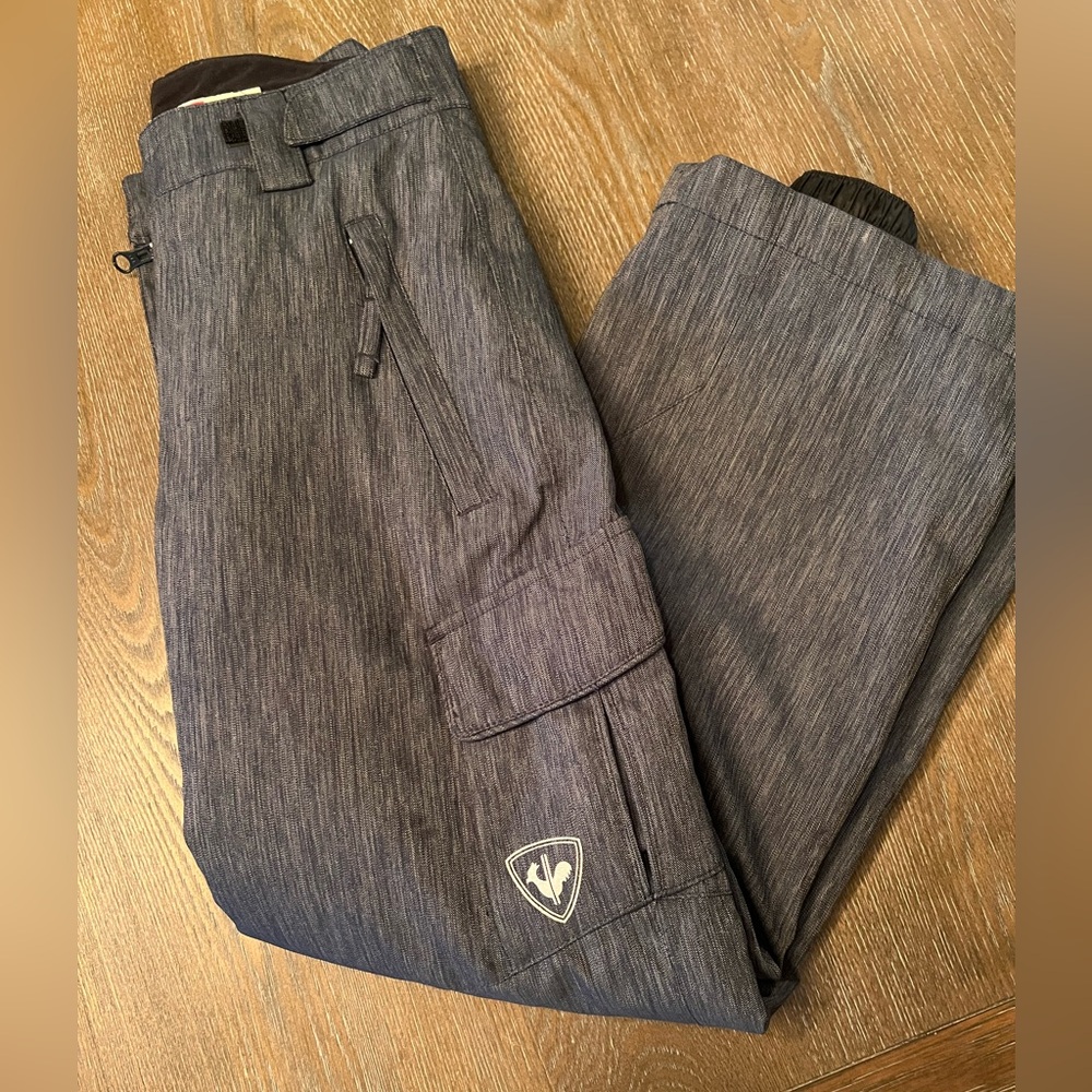 Rossignol Kids Heathered Grey Snow‎ Pants Size 10 Skiing Snowboarding